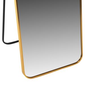 Огледало за под Boely Hm9577,30 с алуминиева златна рамка 40x35x160hcm