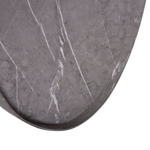 Wall mirror Hm4488.02 MDF frame in gray marble color 50x80hcm.