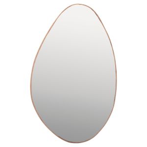 Wall mirror Hm4488.03 MDF frame in natural wood color 50x80hcm.
