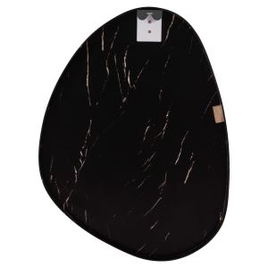 Wall mirror Irregu Hm4487.01 MDF frame in black marble color 60x80hcm.