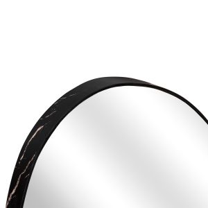 Wall mirror Irregu Hm4487.01 MDF frame in black marble color 60x80hcm.