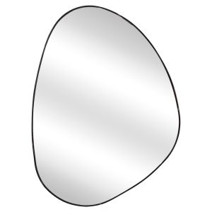 Wall mirror Irregu Hm4487.01 MDF frame in black marble color 60x80hcm.
