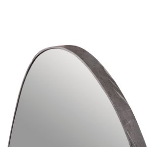Wall mirror Irregu Hm4487.02 MDF frame in gray marble color 60x80hcm.