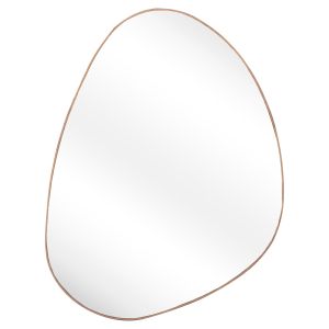 Wall mirror Irregu Hm4487.03 MDF frame in natural wood color 60x80hcm.