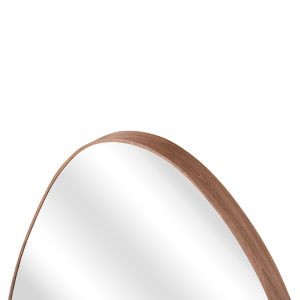 Wall mirror Irregu Hm4487.03 MDF frame in natural wood color 60x80hcm.