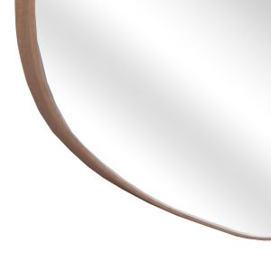Wall mirror Irregu Hm4487.03 MDF frame in natural wood color 60x80hcm.