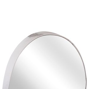 Wall mirror Irregu Hm4487.05 MDF frame in white marble color 60x80hcm.