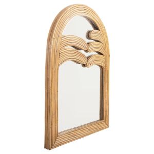 Wall mirror natural rattan frame 61x5x80hcm Hm4366