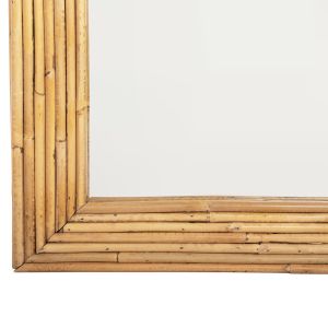 Wall mirror natural rattan frame 61x5x80hcm Hm4366