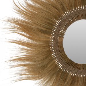Round mirror in green Hm7802