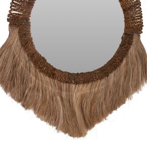 Round mirror natural color Hm7804