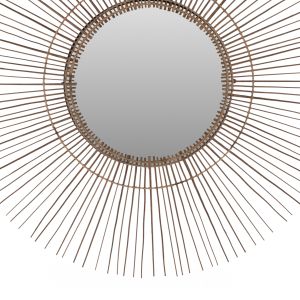 Round mirror in natural color, hm7732
