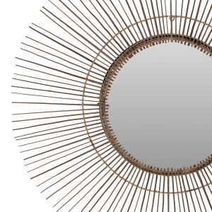 Round mirror in natural color, hm7732