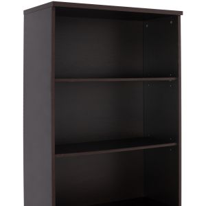 Office bookcase Caitlyn wenge color with 2 doors 80x40x180cm Hm2014,02