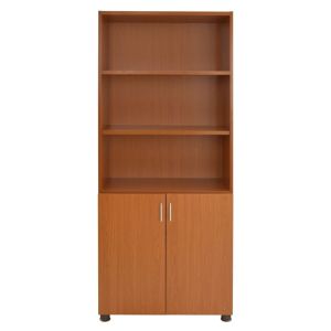 Office bookcase in cherry color 80x40x190cm Hm2055,13