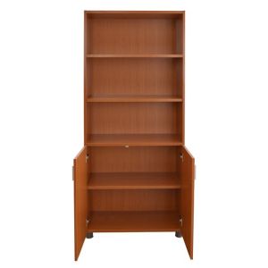 Office bookcase in cherry color 80x40x190cm Hm2055,13