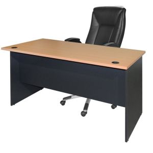 Office desk 120x70x75cm in gray-oak Hm2015,01