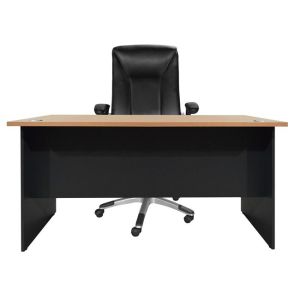 Office desk 120x70x75cm in gray-oak Hm2015,01