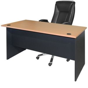 Office desk 150x75x75cm in gray-oak Hm2016,01