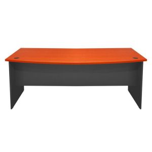 Office desk 180x93.5x74.6cm in gray-cherry Hm2017.03