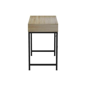 Офис бюро Kama в цвят Sonoma-grey с черни метални крака 95x48x76см