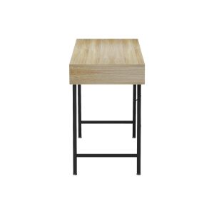 Офис бюро Komo в цвят Sonoma-grey с черни метални крака 120x48x76см