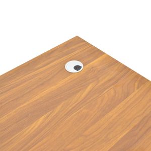 Office desk Oscar in walnut-dark gray color 120x70x76cm