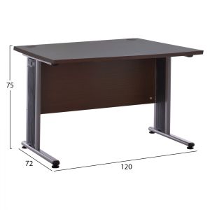 Office desk in wine color 120x72x75cm Hm2044,03