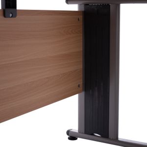 Office desk in oak color 120x72x75cm Hm2044,01