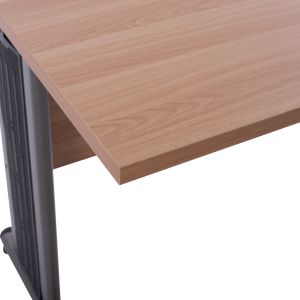 Office desk in oak color 120x72x75cm Hm2044,01