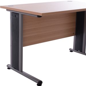 Office desk in oak color 120x72x75cm Hm2044,01