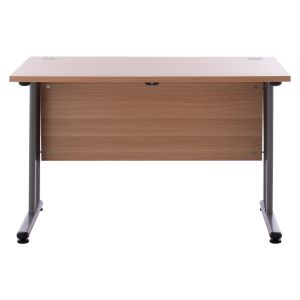 Office desk in oak color 120x72x75cm Hm2044,01