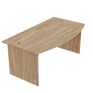 Office desk professional Anze natural melamine 180x93.5x75cm