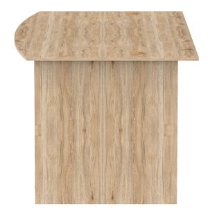 Office desk professional Anze natural melamine 180x93.5x75cm