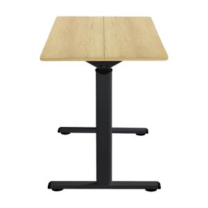 Office desk with adjustable height with Karla Sonoma-black 120x60x72/115cm