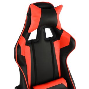 Office gaming chair Racing black and red Pu 67x70x134 cm Hm1056.01