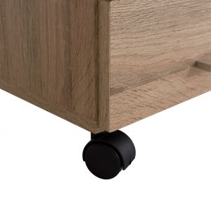Office set 2 pieces desk and cabinet in sonoma color Hm10337,02