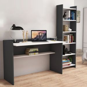 Office set 2 pieces melamine gray-white Hm11774,13