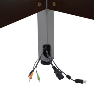 Office set 3 pieces in wenge color Hm10203,02l