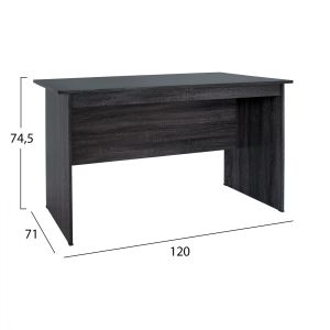 Office melamine 120x71x74.5 gray color Hm2285.01