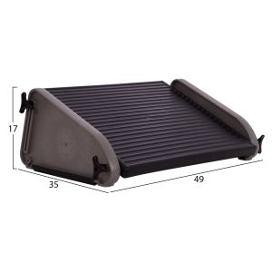 Office footrest, adjustable, plastic Hm1140