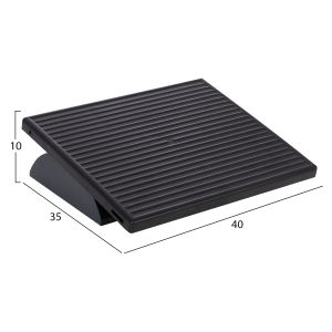 Office footrest, self-adjusting, plastic Hm1139