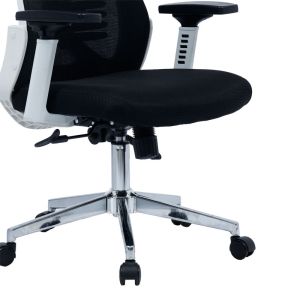 Andrew office chair with mesh in black and white