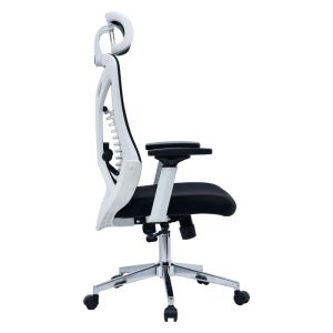 Andrew office chair with mesh in black and white