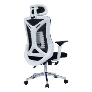 Andrew office chair with mesh in black and white
