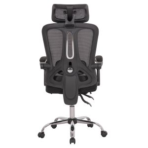 Office chair Barnet Hm18258.01 black mesh - black frame with nylon 61x62x123cm.