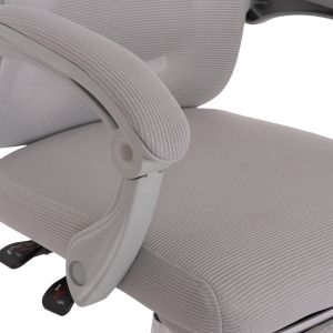 Office chair Barnet Hm18258.02 gray mesh - gray frame, nylon 61x62x123cm.