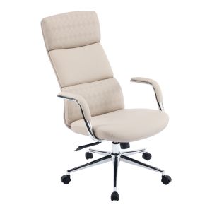 Office chair Bendona beige, Pu 71x78x119-127 cm