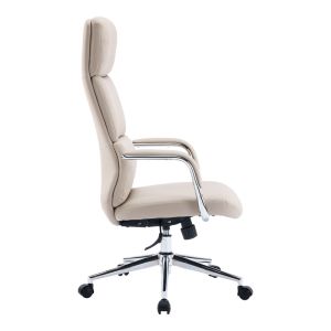Office chair Bendona beige, Pu 71x78x119-127 cm