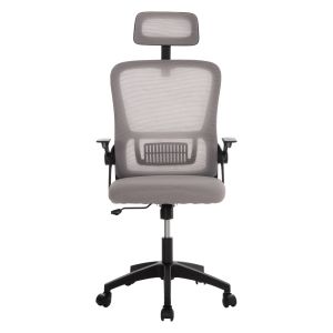 Office chair Blazer Hm1205.05 gray mesh fabric - black frame 60x58x110-130cm.
